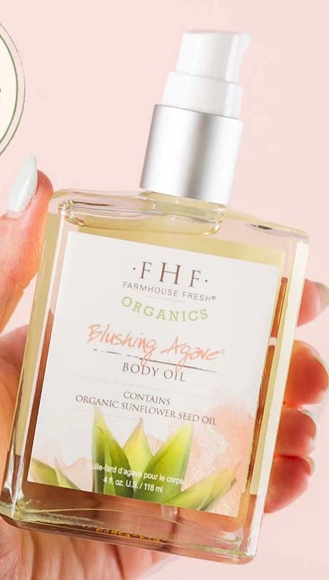 Blushing Agave Body Oil 4 oz | Cheerful Heart Gifts